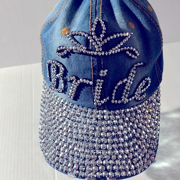BRIDE bling denim ball cap - Picture 5 of 6